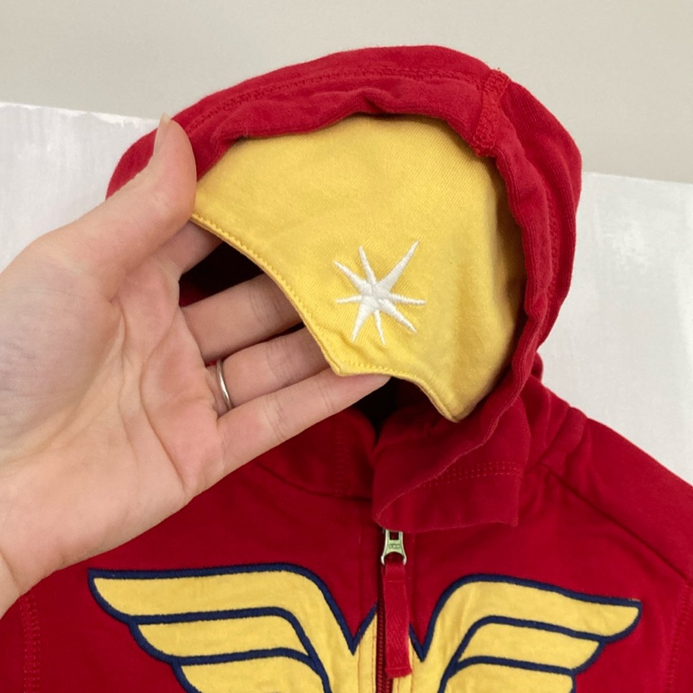 Hanna Andersson Wonder Woman Kids Costume Hoodie - Picture 2 of 5